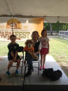 Here we are with new friends Hayden and Emily at The Heritage Farmstead Museum